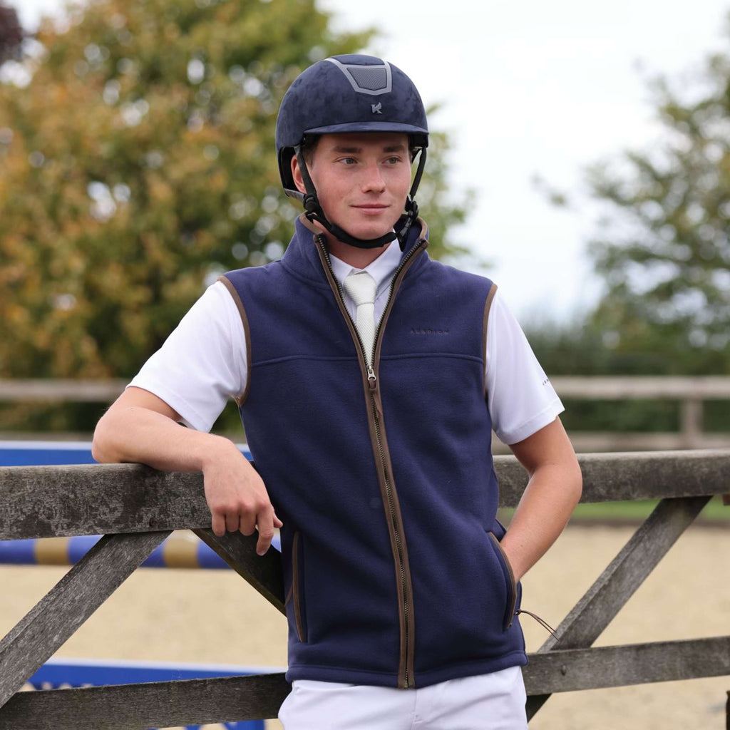 Aubrion by Shires Bodywarmer Original Fleece Heren Navy