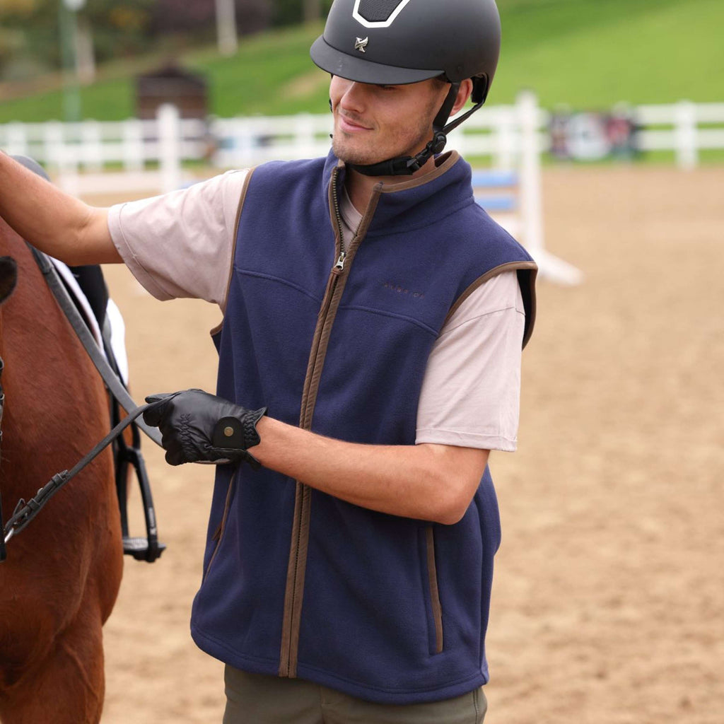 Aubrion by Shires Bodywarmer Original Fleece Heren Navy