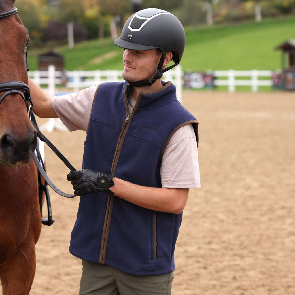 Aubrion by Shires Bodywarmer Original Fleece Heren Navy