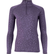 Aubrion Shirt Revive Young Rider Winter Paars