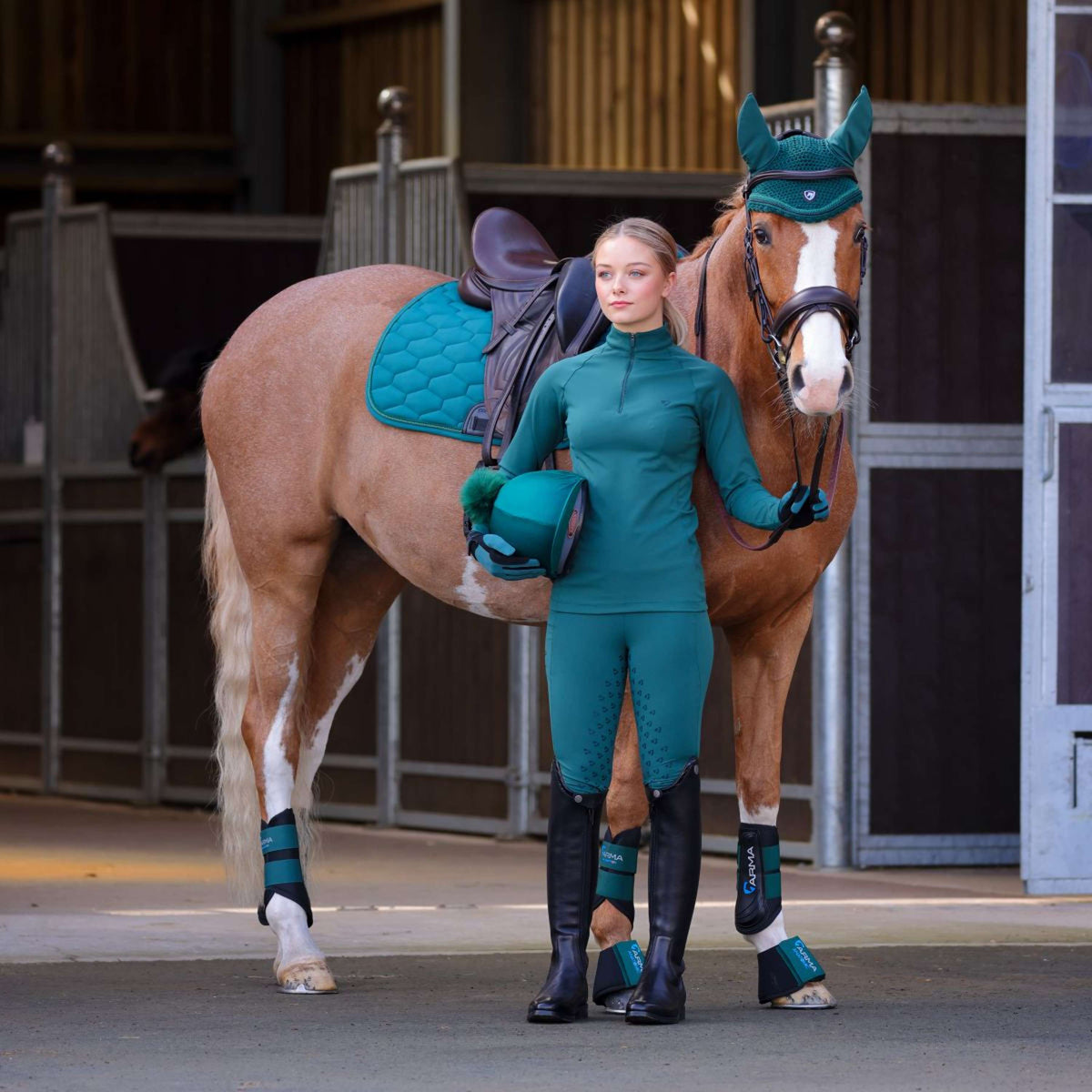 Aubrion Shirt Eltar Lange Mouwen Groen