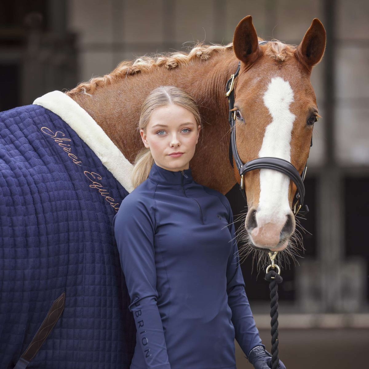 Aubrion Shirt Eltar Lange Mouwen Navy