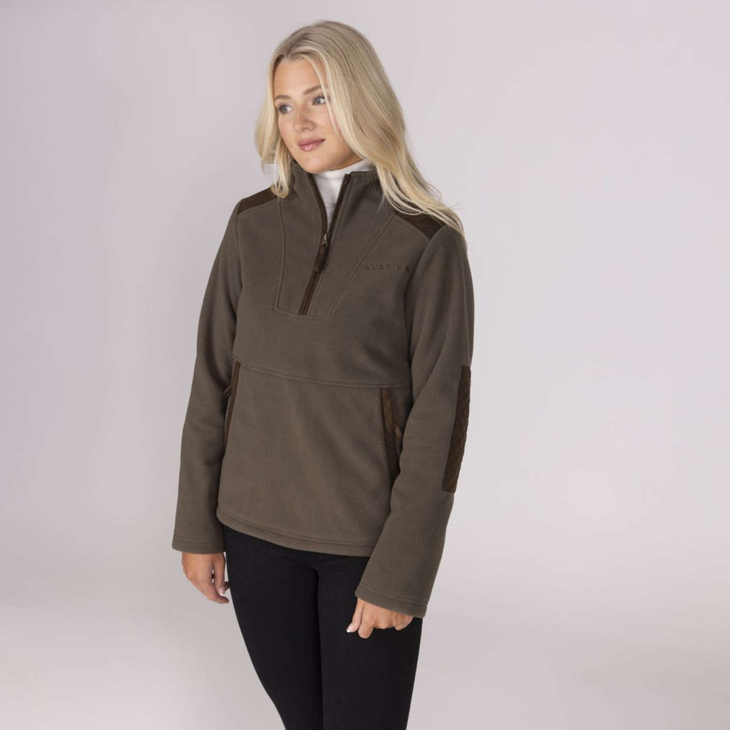 Aubrion by Shires Trui Heritage Fleece Donker Olijf