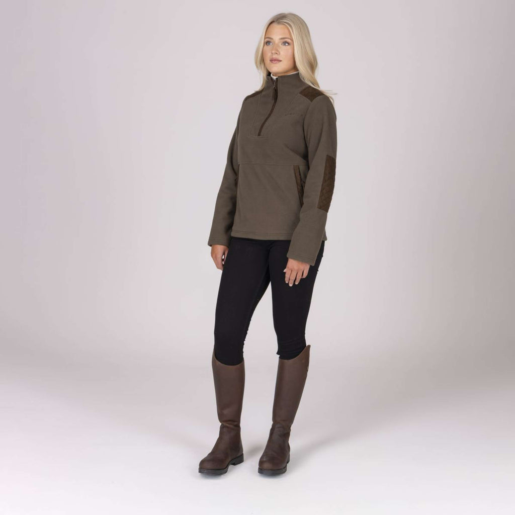 Aubrion by Shires Trui Heritage Fleece Donker Olijf