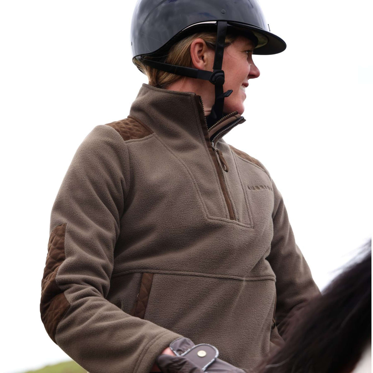 Aubrion by Shires Trui Heritage Fleece Donker Olijf