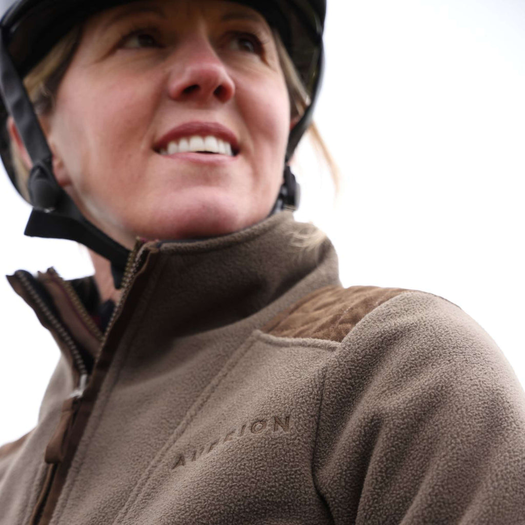 Aubrion by Shires Trui Heritage Fleece Donker Olijf
