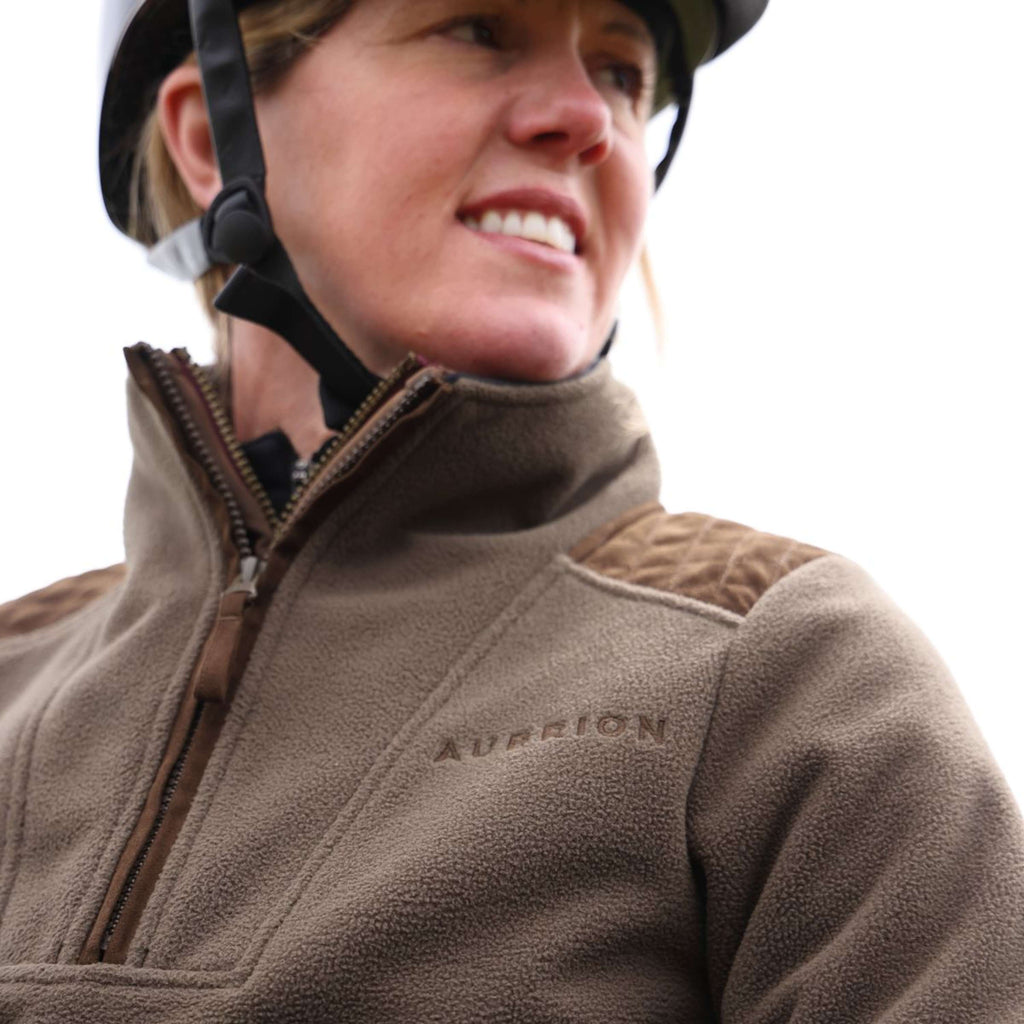 Aubrion by Shires Trui Heritage Fleece Donker Olijf