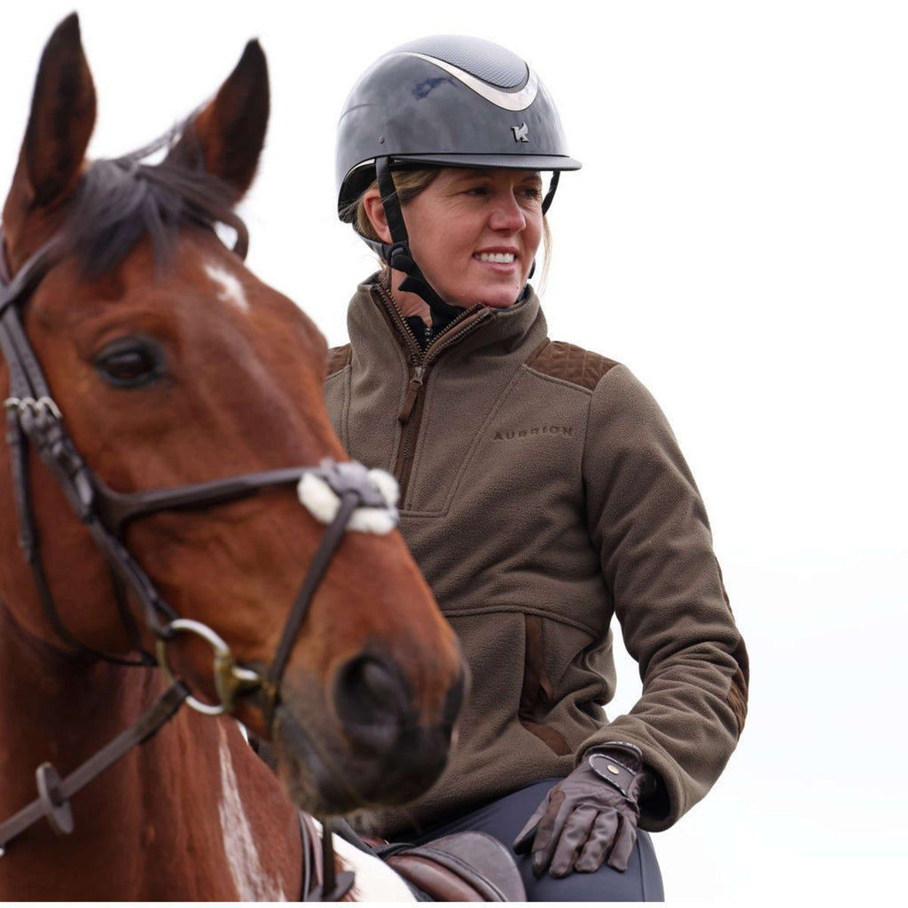 Aubrion by Shires Trui Heritage Fleece Donker Olijf