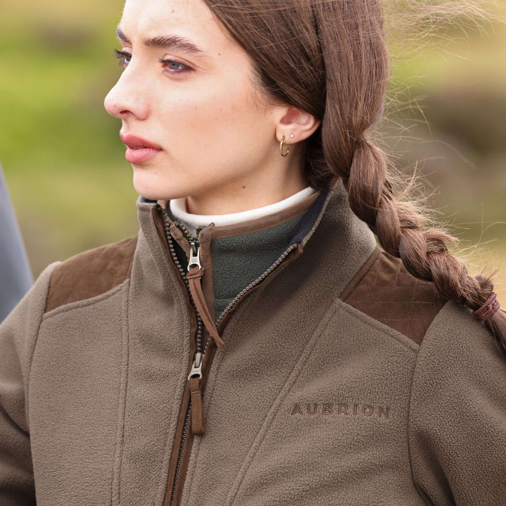 Aubrion by Shires Trui Heritage Fleece Donker Olijf