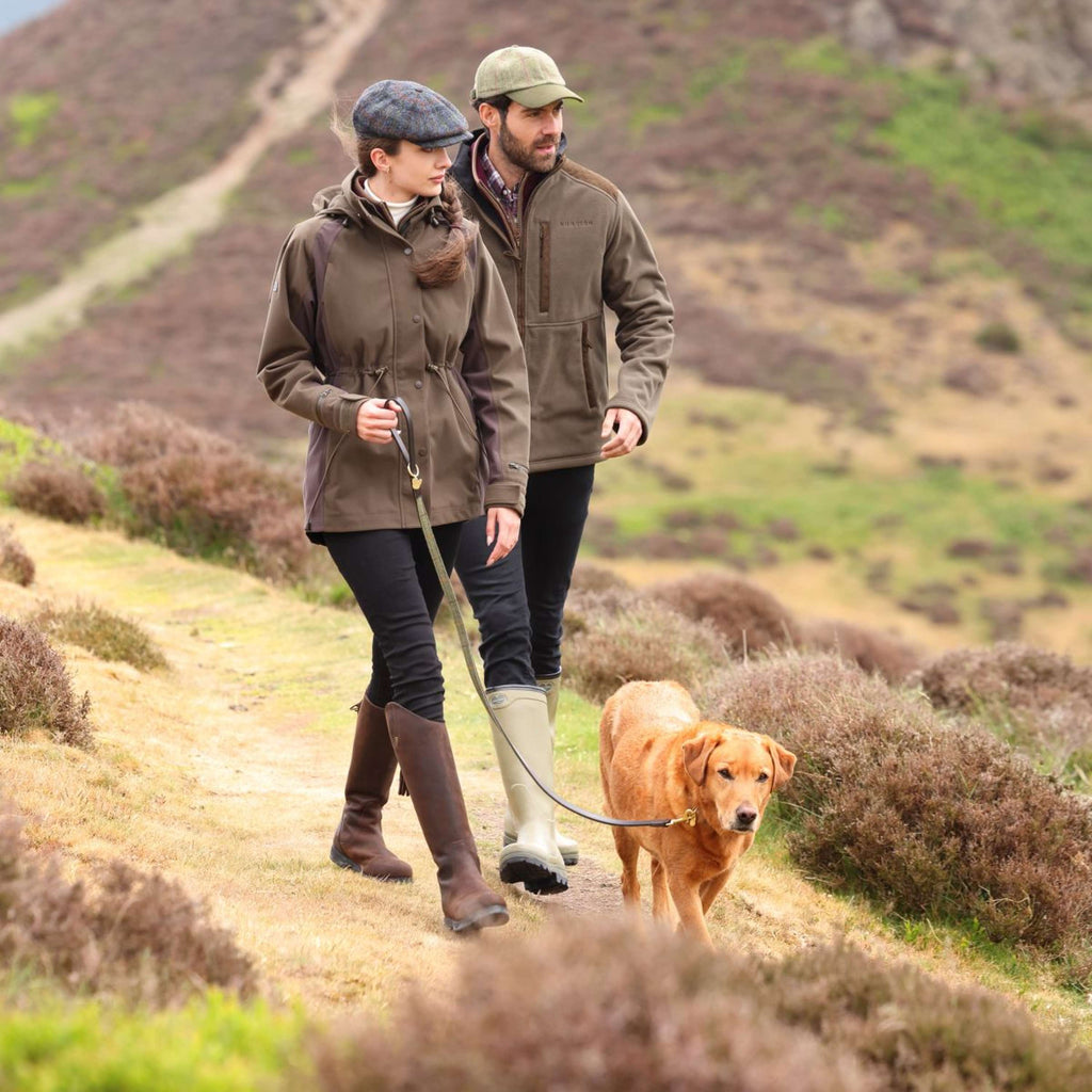 Aubrion by Shires Vest Heritage Fleece Donker Olijf