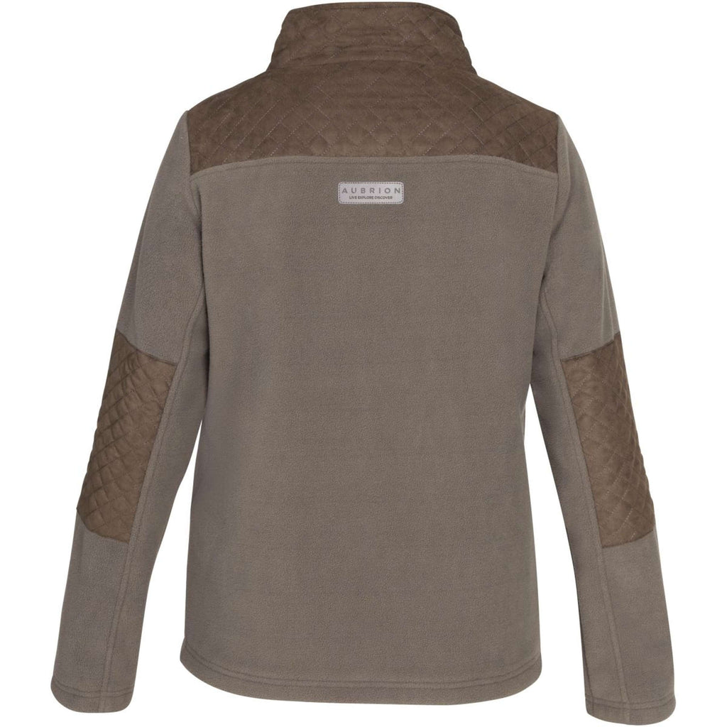 Aubrion by Shires Vest Heritage Fleece Donker Olijf