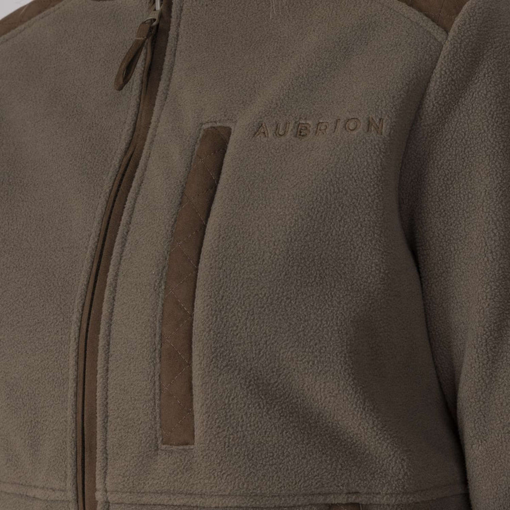 Aubrion by Shires Vest Heritage Fleece Donker Olijf