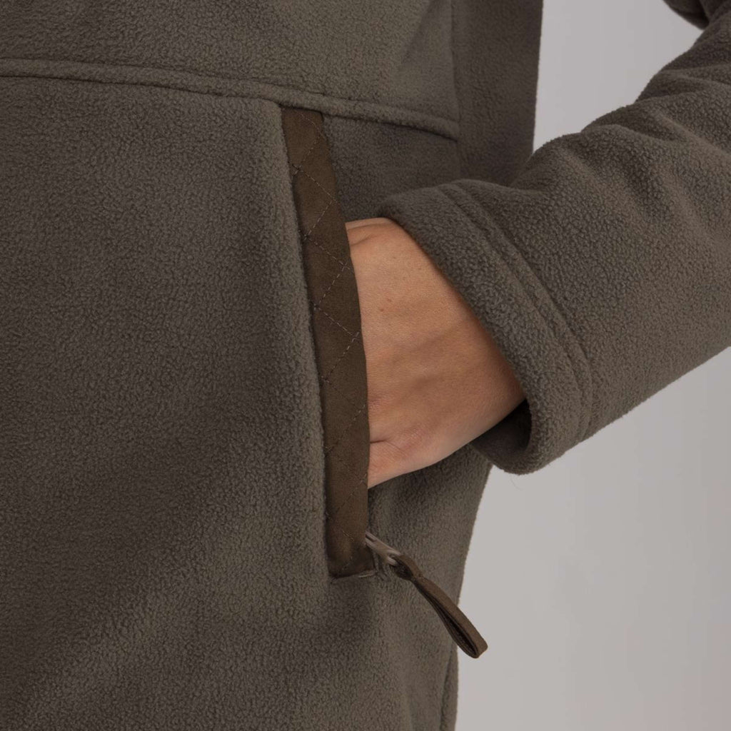 Aubrion by Shires Vest Heritage Fleece Donker Olijf