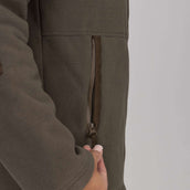 Aubrion by Shires Vest Heritage Fleece Donker Olijf