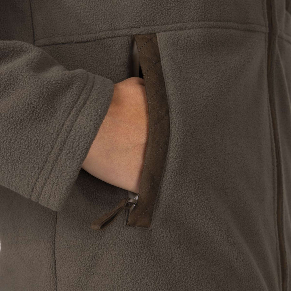 Aubrion by Shires Vest Heritage Fleece Donker Olijf