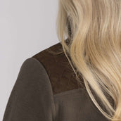 Aubrion by Shires Vest Heritage Fleece Donker Olijf