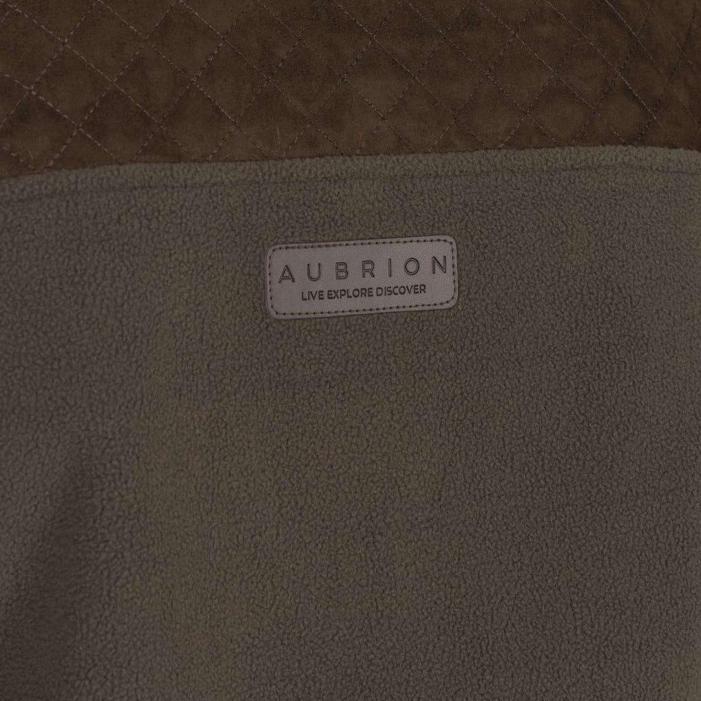 Aubrion by Shires Vest Heritage Fleece Donker Olijf