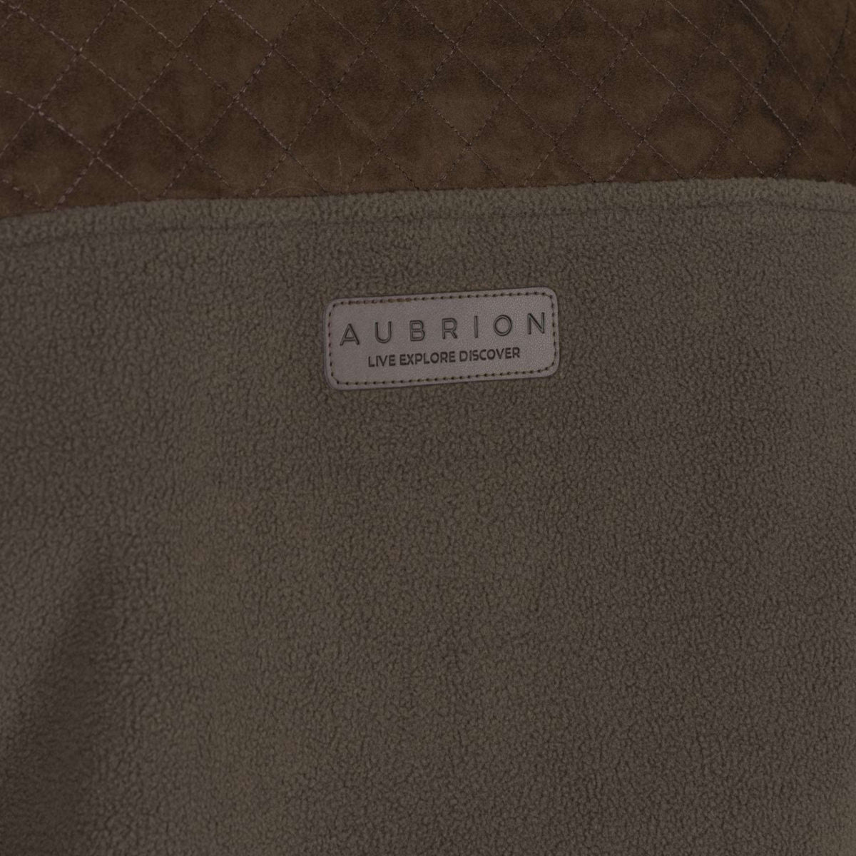 Aubrion by Shires Vest Heritage Fleece Donker Olijf