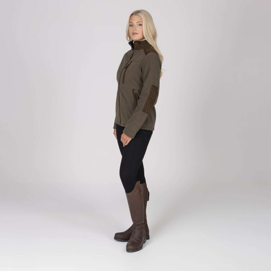Aubrion by Shires Vest Heritage Fleece Donker Olijf