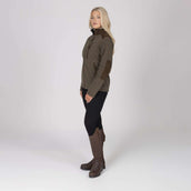 Aubrion by Shires Vest Heritage Fleece Donker Olijf