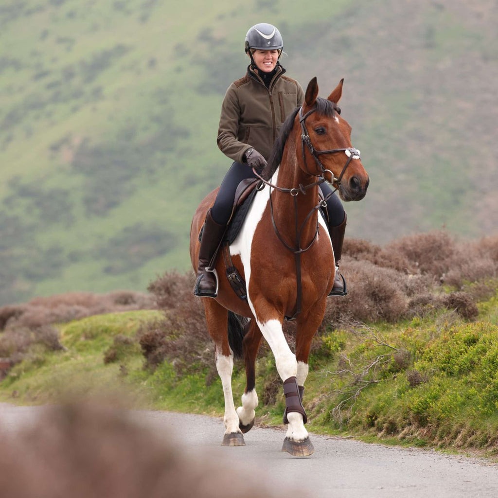 Aubrion by Shires Vest Heritage Fleece Donker Olijf