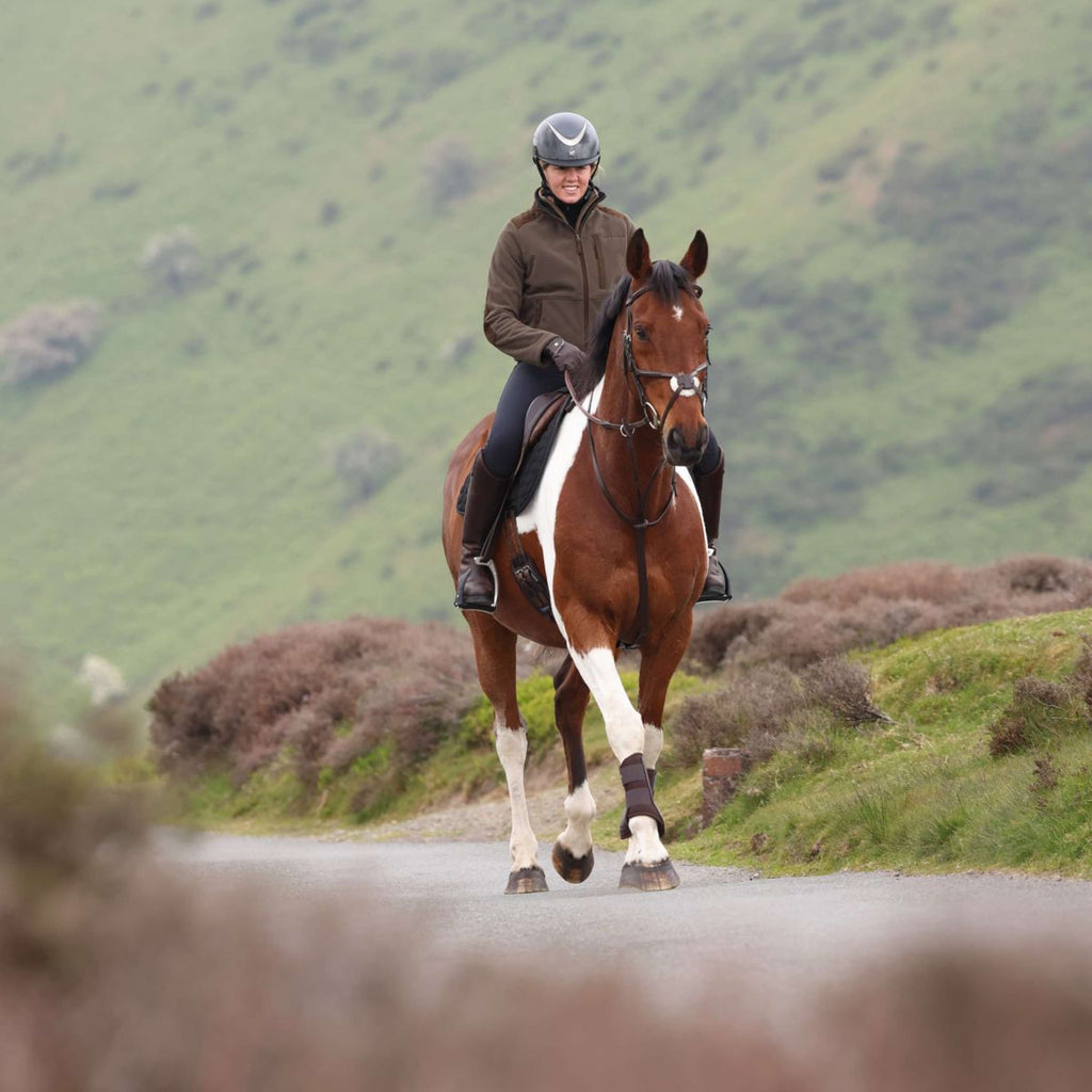 Aubrion by Shires Vest Heritage Fleece Donker Olijf