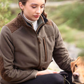 Aubrion by Shires Vest Heritage Fleece Donker Olijf