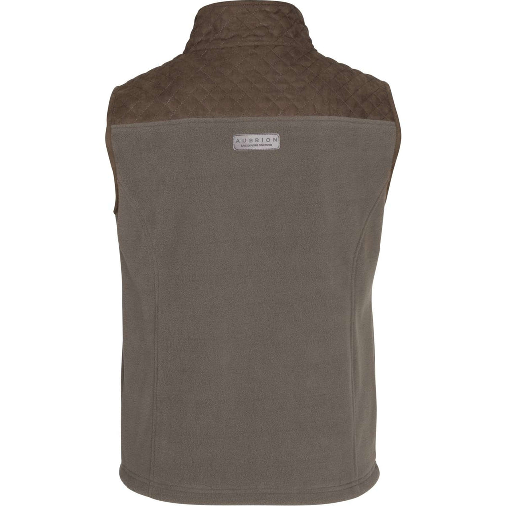 Aubrion by Shires Bodywarmer Heritage Fleece Donker Olijf