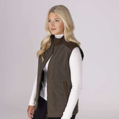 Aubrion by Shires Bodywarmer Heritage Fleece Donker Olijf