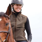 Aubrion by Shires Bodywarmer Heritage Fleece Donker Olijf