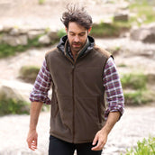 Aubrion by Shires Bodywarmer Heritage Fleece Donker Olijf