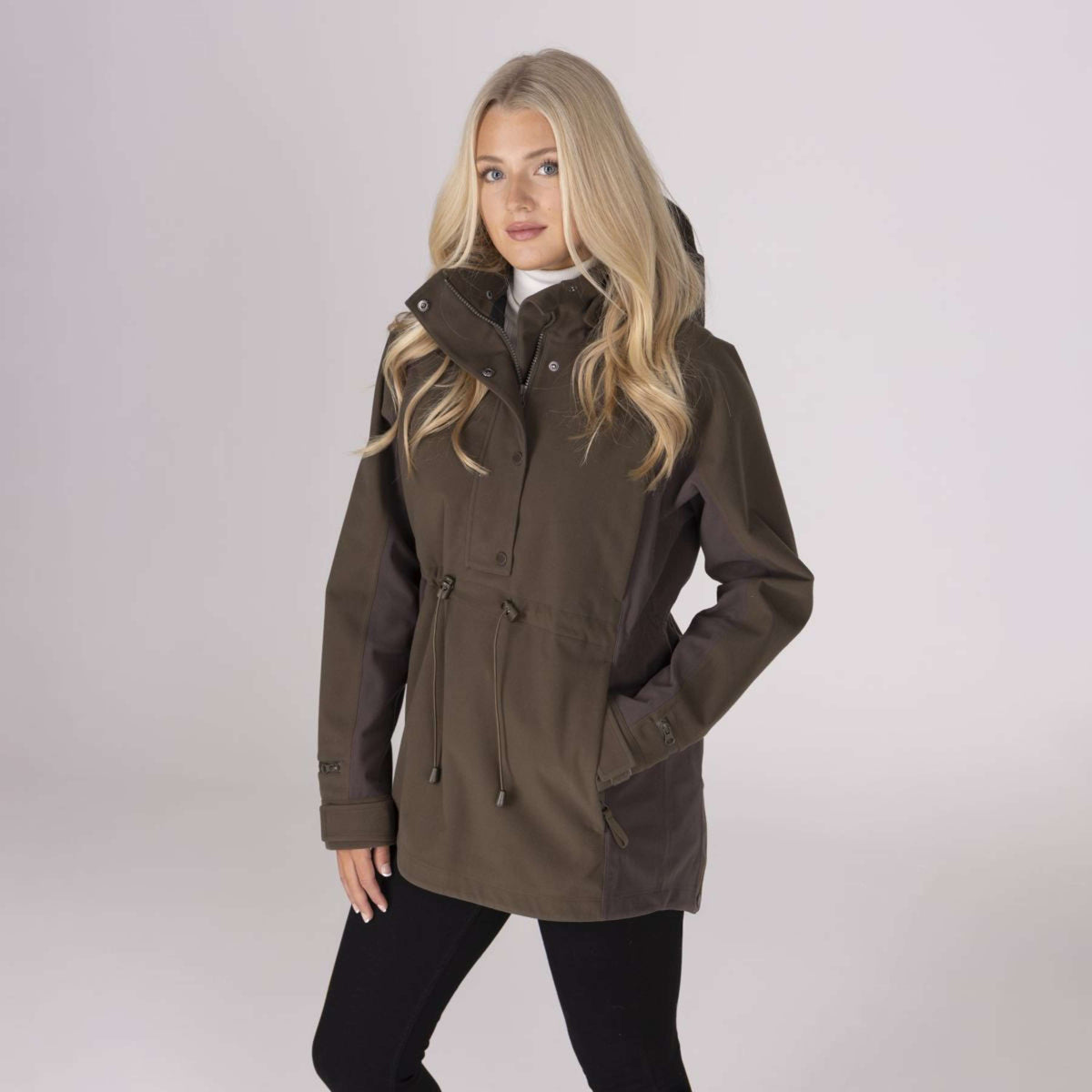 Aubrion by Shires Pullover Heritage Donker Olijf