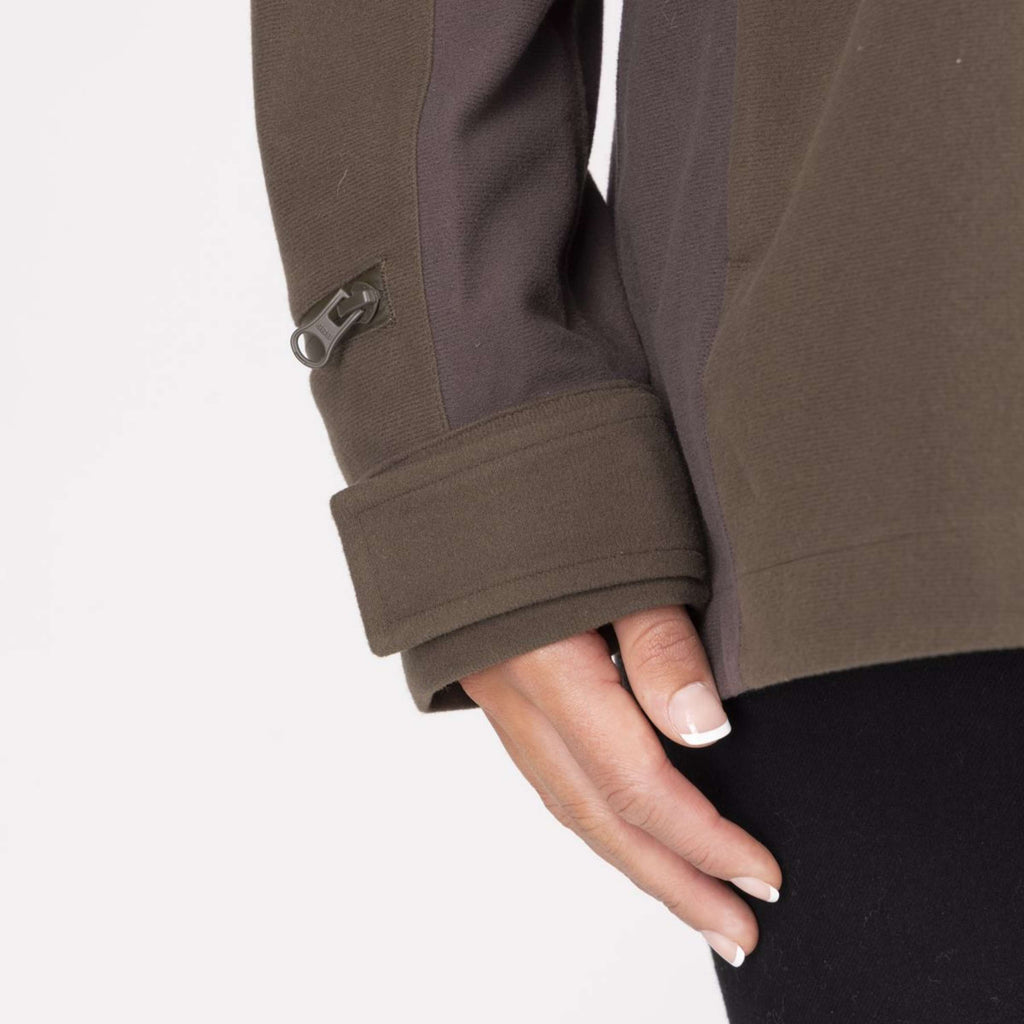 Aubrion by Shires Pullover Heritage Donker Olijf
