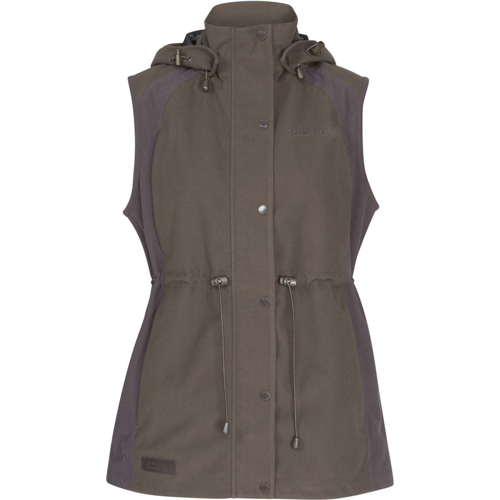 Aubrion by Shires Bodywarmer Heritage Donker Olijf