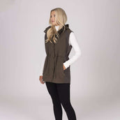 Aubrion by Shires Bodywarmer Heritage Donker Olijf