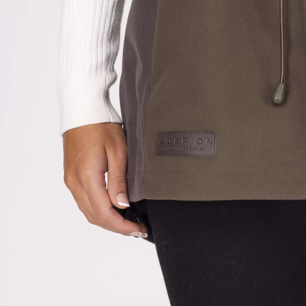 Aubrion by Shires Bodywarmer Heritage Donker Olijf