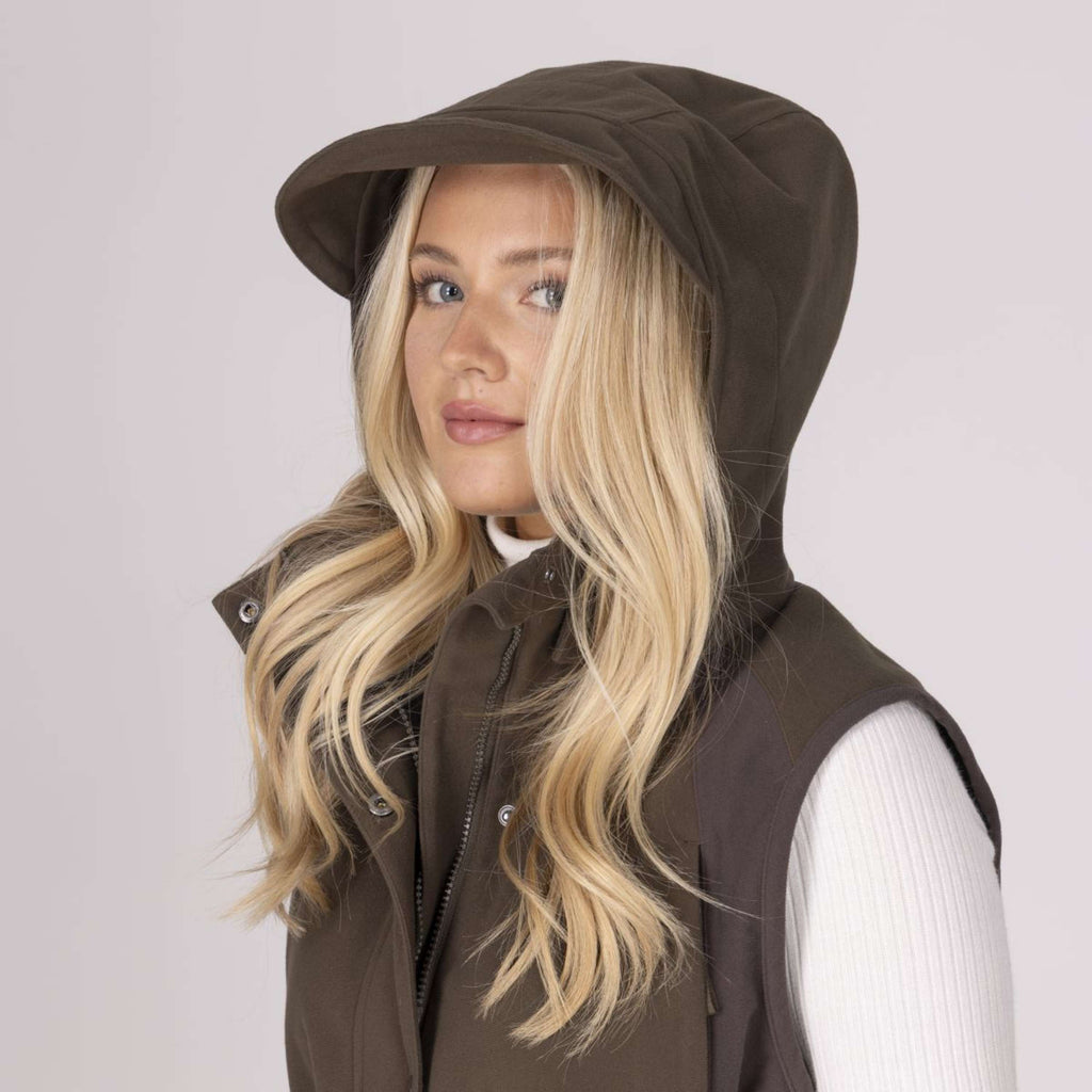 Aubrion by Shires Bodywarmer Heritage Donker Olijf