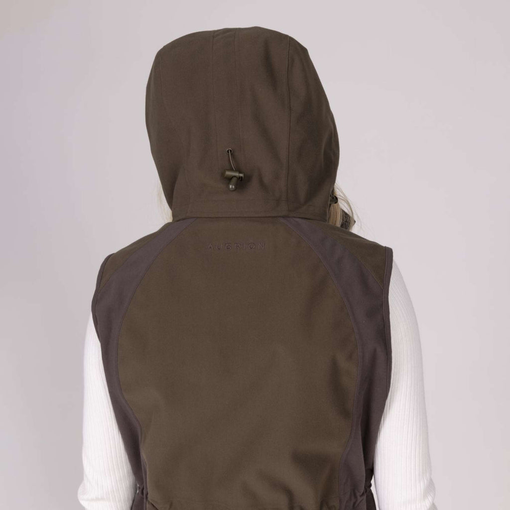 Aubrion by Shires Bodywarmer Heritage Donker Olijf