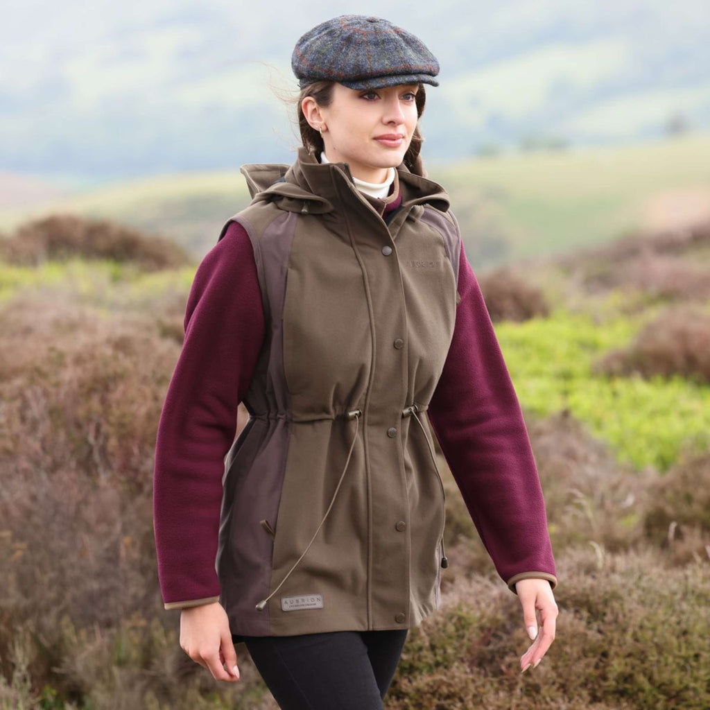 Aubrion by Shires Bodywarmer Heritage Donker Olijf