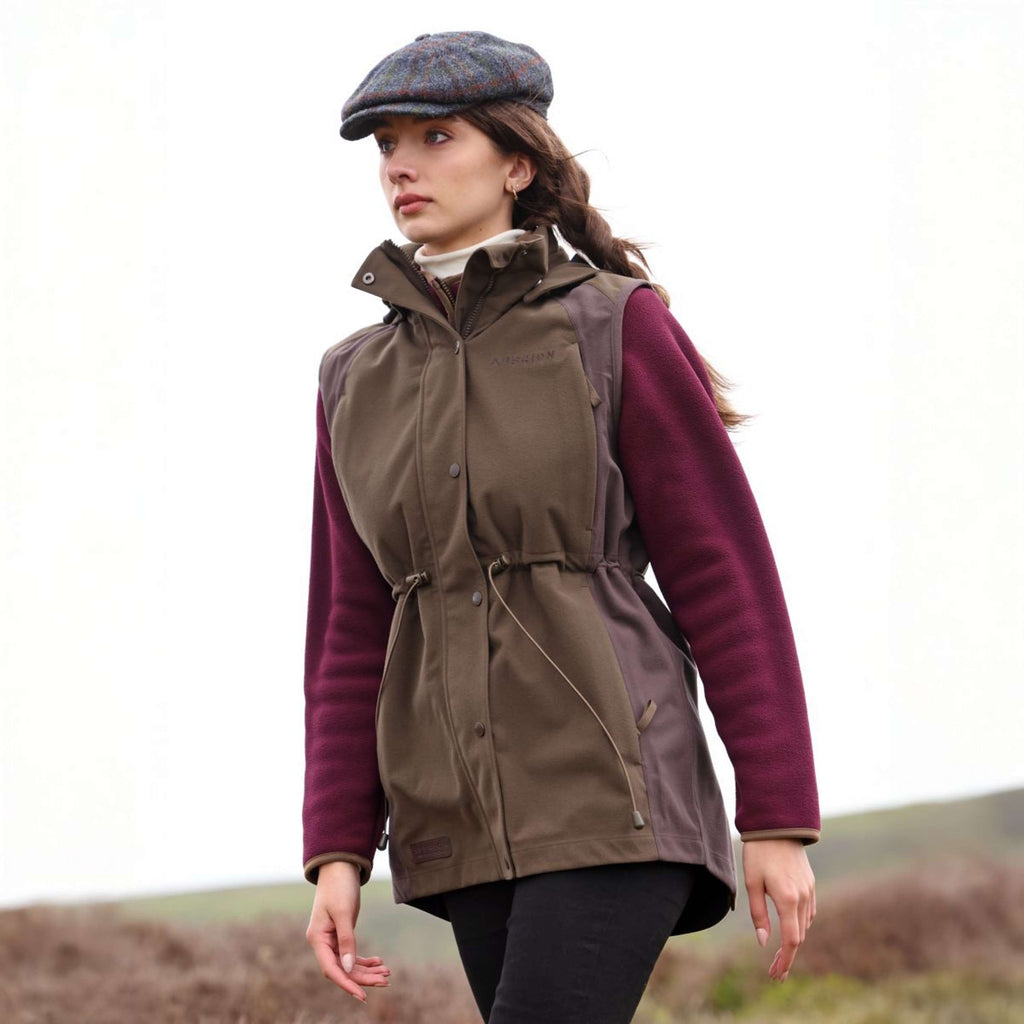 Aubrion by Shires Bodywarmer Heritage Donker Olijf