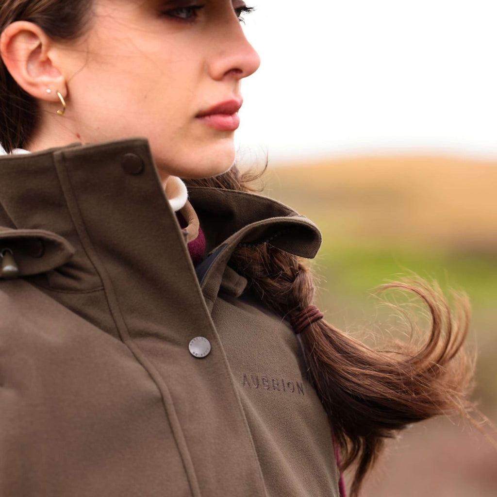 Aubrion by Shires Bodywarmer Heritage Donker Olijf