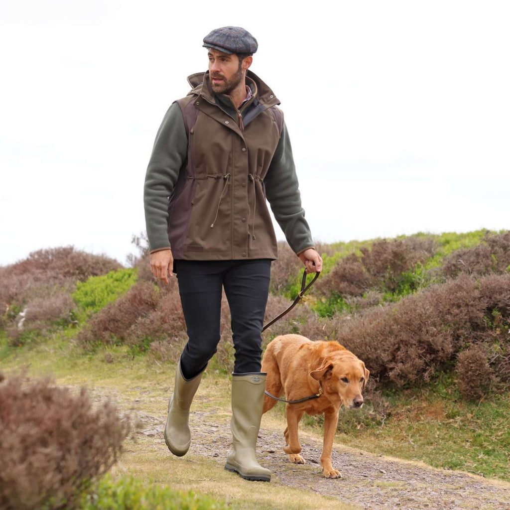 Aubrion by Shires Bodywarmer Heritage Donker Olijf