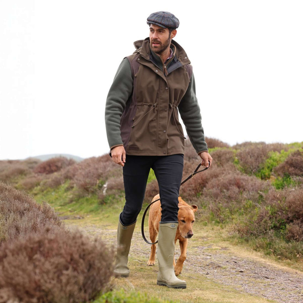 Aubrion by Shires Bodywarmer Heritage Donker Olijf