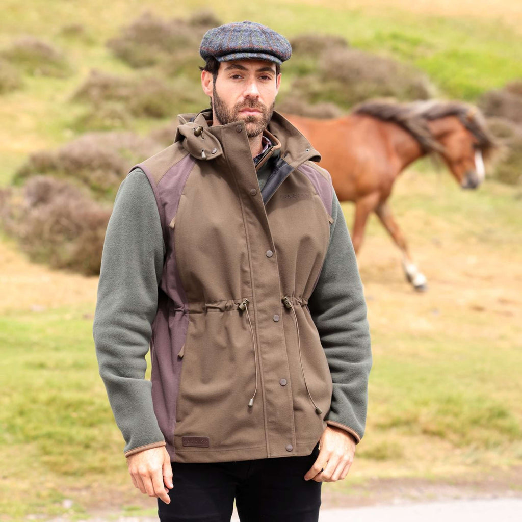 Aubrion by Shires Bodywarmer Heritage Donker Olijf