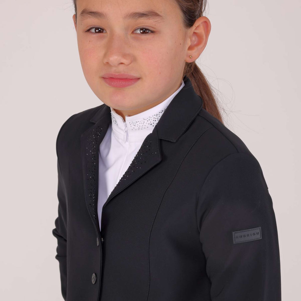 Aubrion by Shires Wedstrijdjasje Optima GX Kinderen Zwart