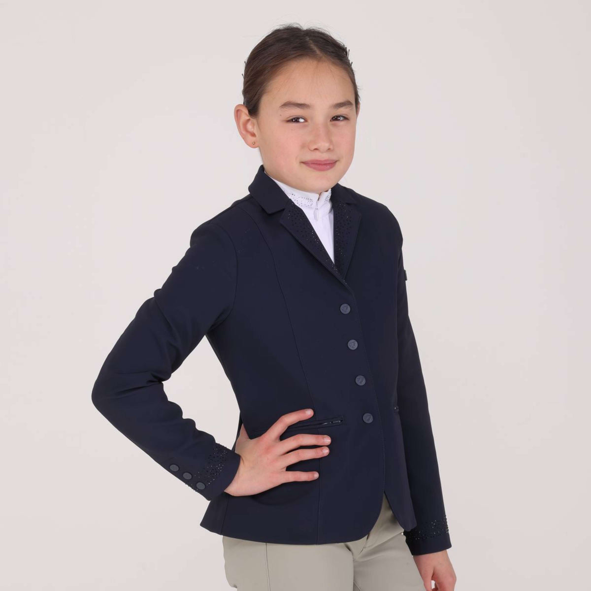 Aubrion by Shires Wedstrijdjasje Optima GX Kinderen Navy