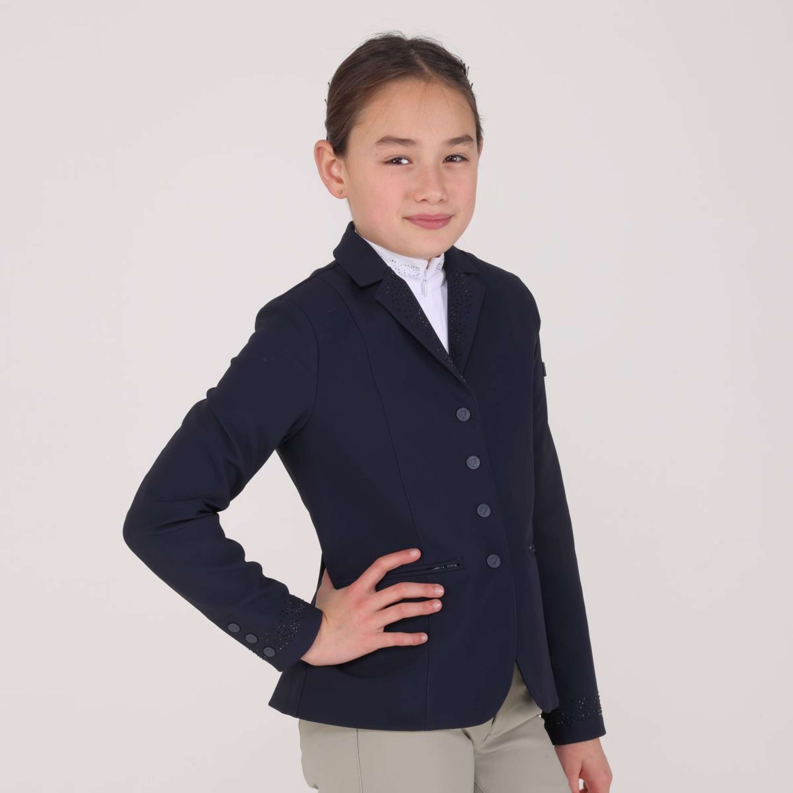 Aubrion by Shires Wedstrijdjasje Optima GX Kinderen Navy