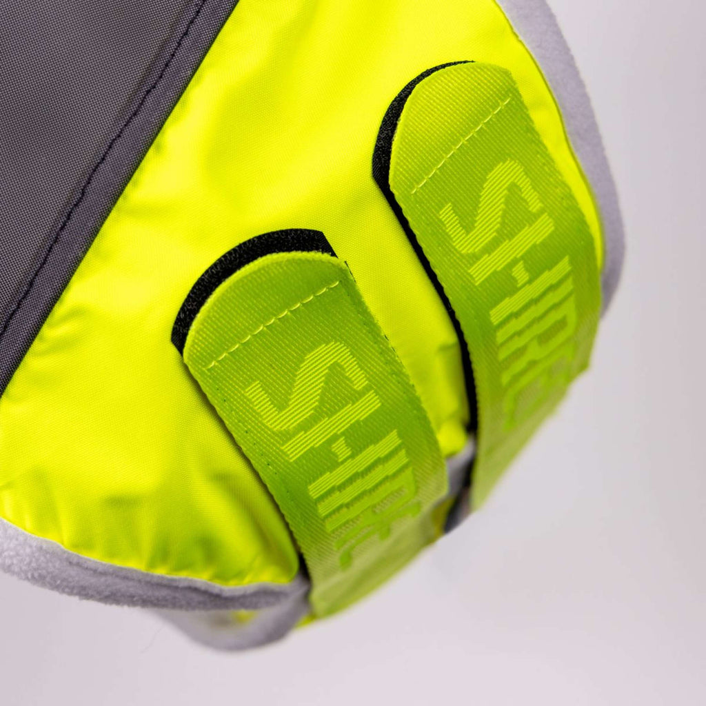 FlyGuard by Shires Vliegenmasker Pro Hi-Viz Fine Mesh met Oren Fluo Geel