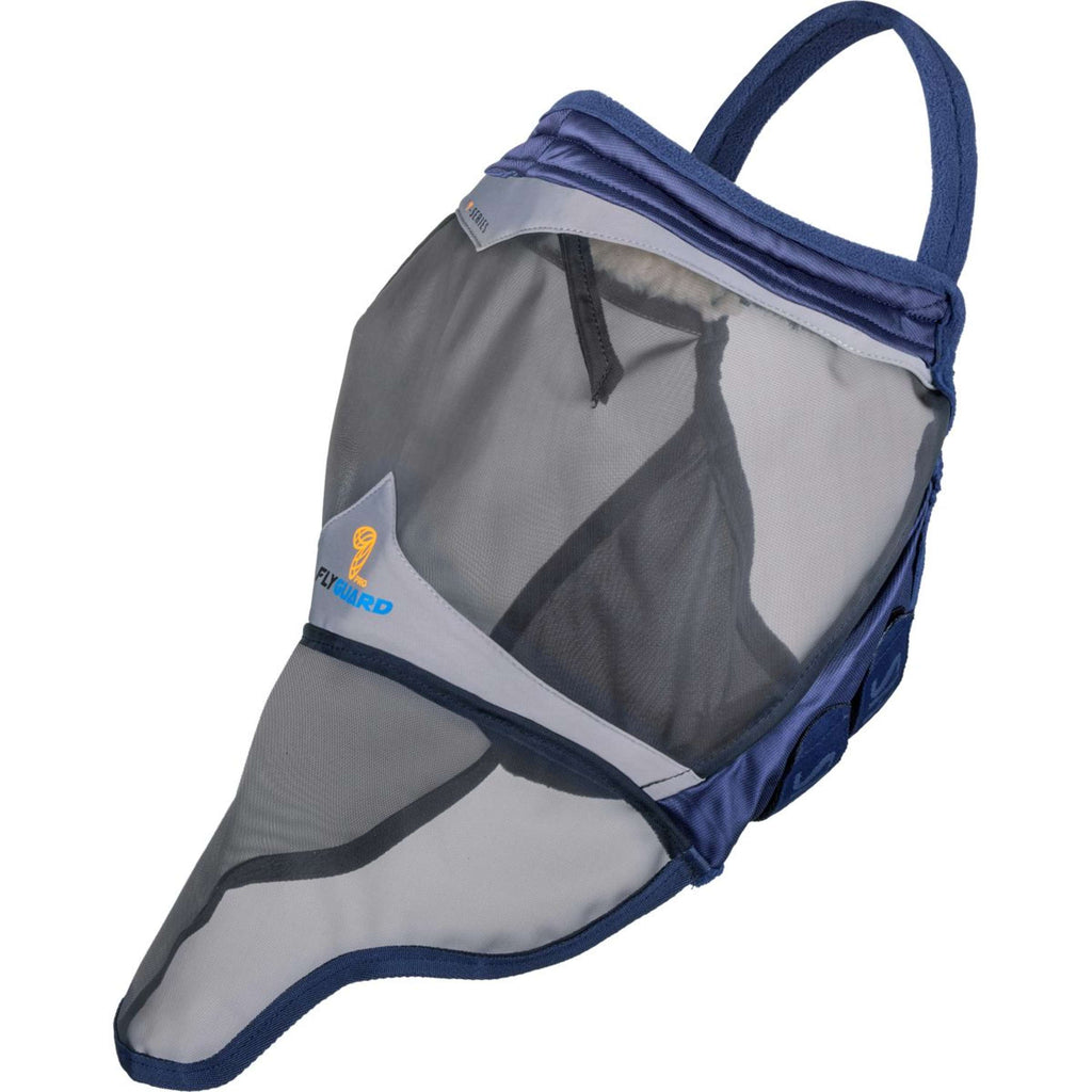 FlyGuard by Shires Vliegenmasker Pro Fine Mesh zonder Oren met Neus Navy