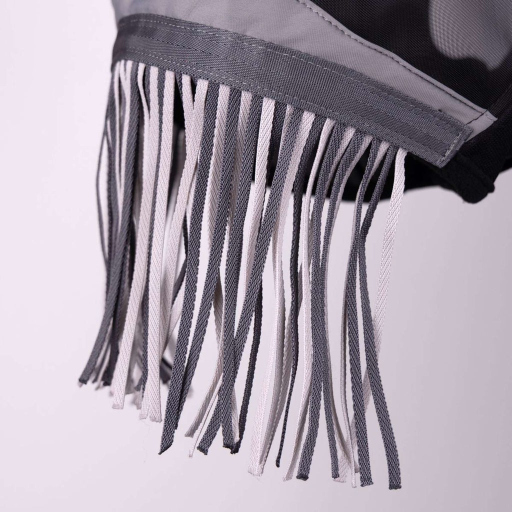 FlyGuard by Shires Vliegenmasker Pro Fine Mesh met Ooruitsparing en Neusfranje Jet